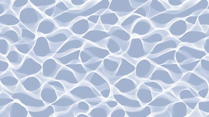 Obraz premium Abstract Blue Background with Flowing White Wavy Lines Pattern