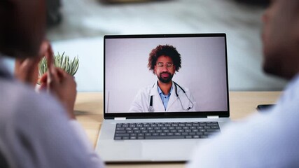 Pregnant Couple In Online Video Conference Call - Powered by Adobe