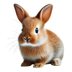 Animal rodent mammal rabbit isolated on transparent background