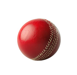 cricket ball isolated on white