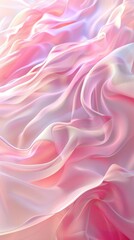 Obraz premium abstract waveform texture silk in soft pink background