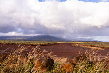 landscape with clouds