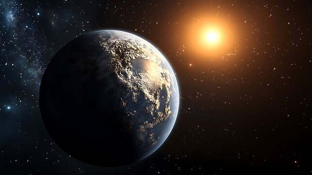 Planet in space