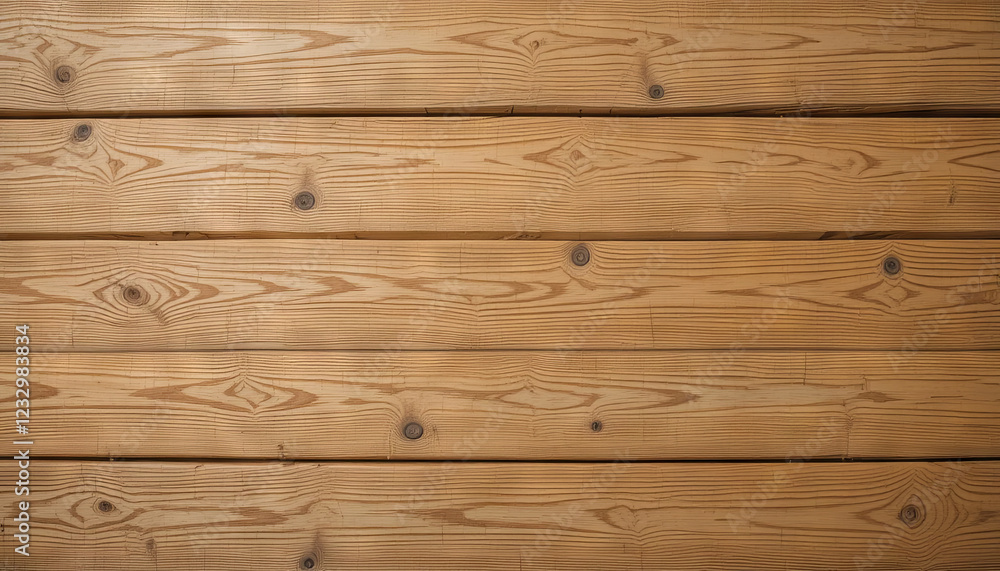 Poster warm wooden planks display unique grain patterns and knots, creating a natural and inviting atmosphe
