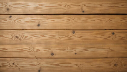 Naklejka premium Warm wooden planks display unique grain patterns and knots, creating a natural and inviting atmosphere suitable for interior design and craft projects