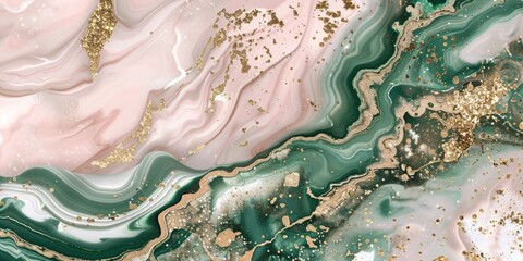 marble texture background pink gold silver green