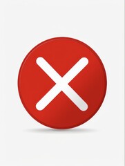 Fototapeta premium German Stop Sign. Red and White Stop Sign with German Text 