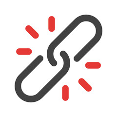 unlink flat icon