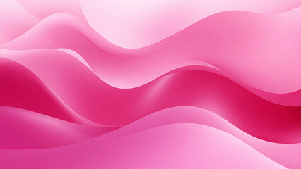 Abstract Pink Waves or Fluid Pink Background