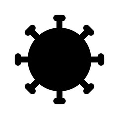 virus glyph icon