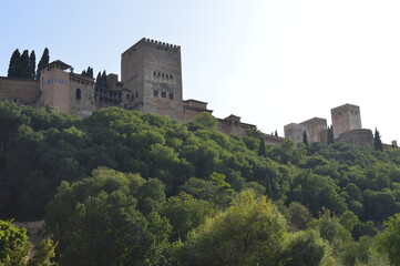 Obraz premium Palácio de Alhambra em Granada na Espanha