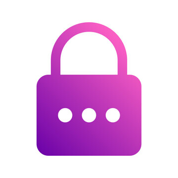 passowrd gradient icon
