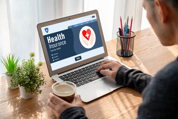 Health insurance web site modish registration system for easy form filling