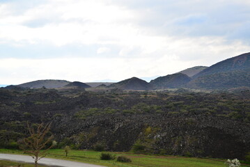 A view from Volcano Hills in Kula, Manisa, Turkey