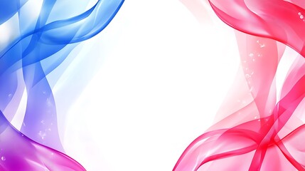Fototapeta premium Abstract Pink and Blue Wave Design Background