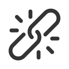 unlink outline fill icon