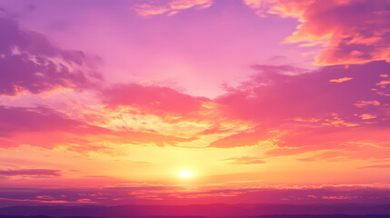 mesmerizing sunset background sky ablaze