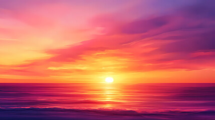 Fototapeta premium mesmerizing sunset background sky ablaze