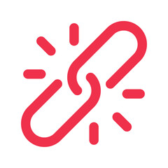 unlink outline fill icon