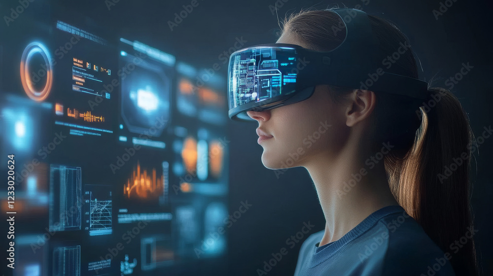 Aufkleber abstract technology computer hardware surface 3d render illustration