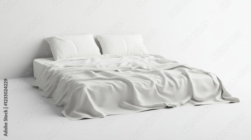Poster empty blank sheet isolated on wood background to replace your design 3d illustration render