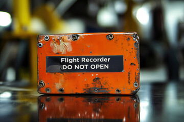 Damaged Flight Recorder, Black Box, Aircraft Crash Investigation, Aviation Safety