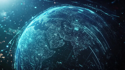 Digital Earth Animation with Data Connections