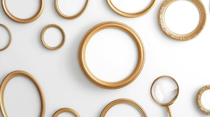 empty room with white walls art gallery wall with empty picture frames3d rendering illustration 360 equirectangular panorama