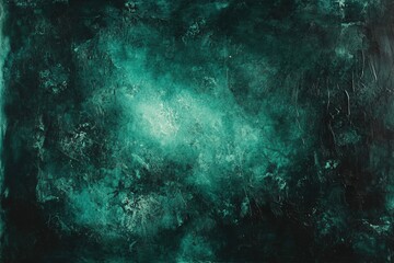 Obraz premium dark green textured background with grunge and vintage effect