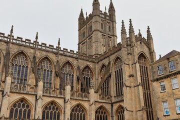 Fototapeta premium cathedral in Bath - Somerset - united kingdom