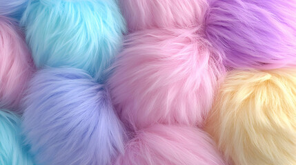 Pastel fluffy texture background