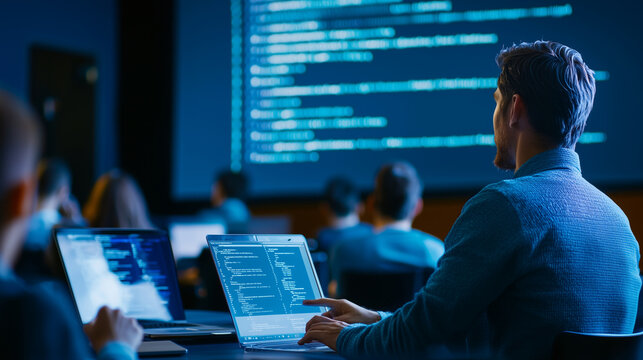 University Lecture on Programming and IT Concepts in Diverse Classroom
