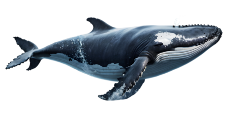 Whale blue whale transparent PNG background