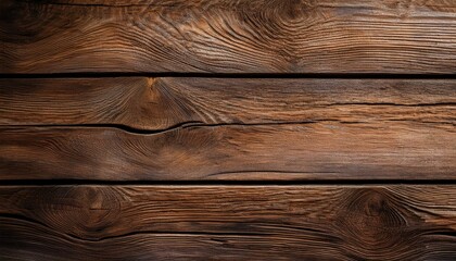 Aged Wooden Planks with Natural Grain and Knots Background