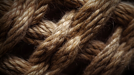 Intricate Patterns of Jute Fibers: A Visual Celebration of Texture and Sustainability