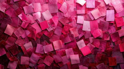 Vibrant Pink Color Palette Tiles for Fashion and Design Projects