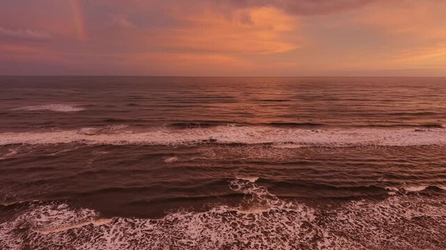sunset at the beach