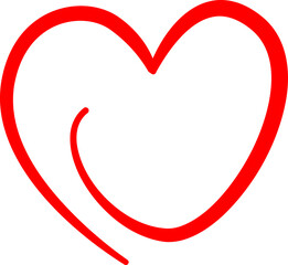 line red Hearts love valentine wedding  shape symbol icon illustration design