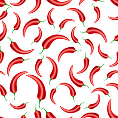 Chili peppers pattern