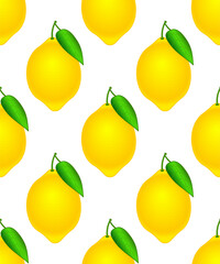 Lemon fruit pattern