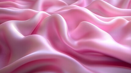 Obraz premium High resolution solid pastel pink fabric background soft gradients of light creating a smooth and elegant texture Ideal for minimalist and modern designs