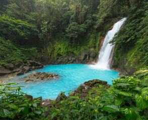 Rio Celeste -National Park Tenorio - Costa-Rica