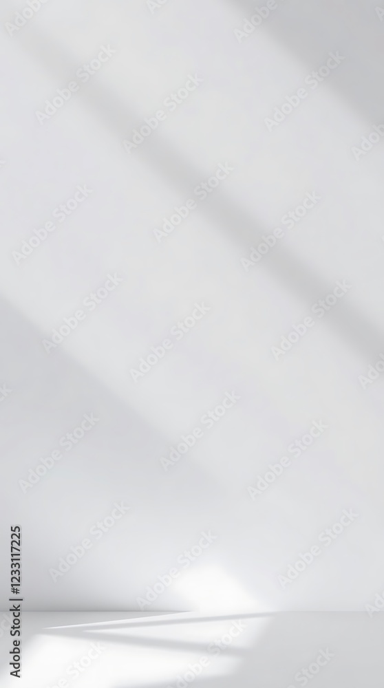 Poster calm minimalistic space with soft lighting and gentle shadows highlighting a surface