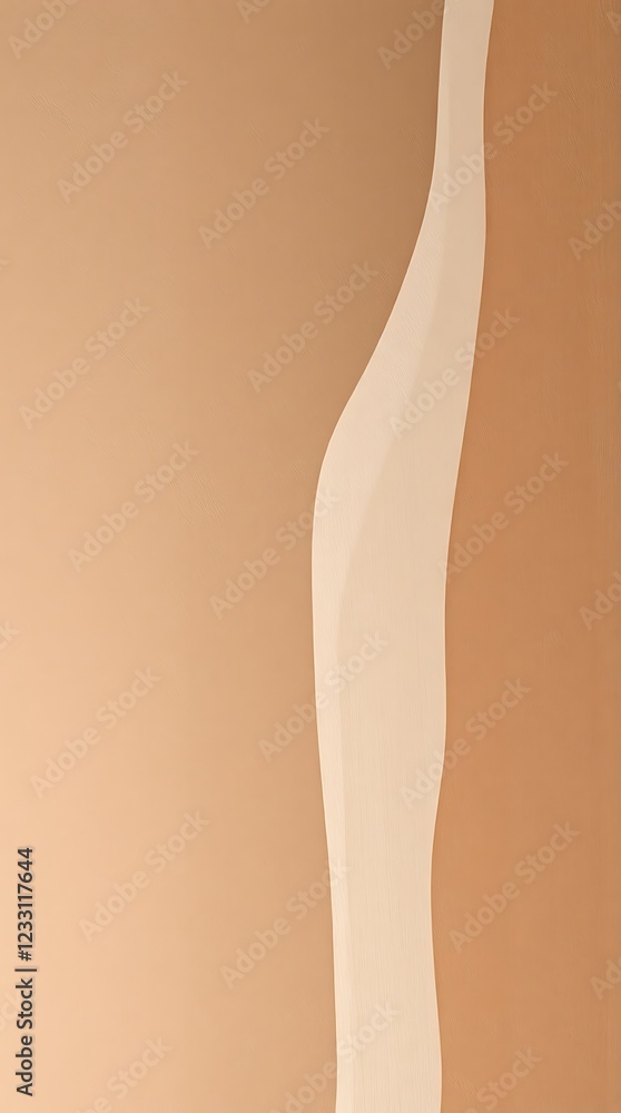 Aufkleber soft curves and warm tones create a calming backdrop for any space or occasion