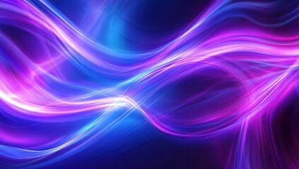 Abstract Swirling Nebula: Cosmic Dance of Light and Color