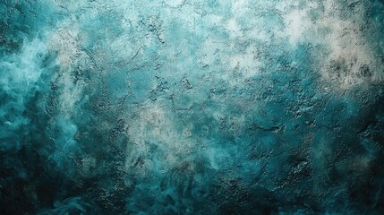 Teal textured background with ethereal smoke