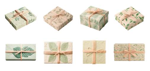 These stylish and elegant gift boxes showcase beautiful botanical patterns, making them ideal for ecoconscious gifting