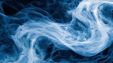 Obraz premium Close-up of ocean currents forming deep vortexes, dramatic lighting highlighting the intensity and movement of the water