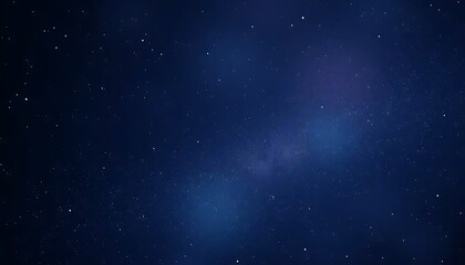 Dark Night Sky Filled With Distant Stars
