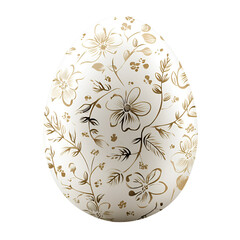 Boho Easter Egg Clipart Vector Illustration